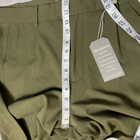 'Absolution Wit Wisdom Green High Rise Pants - Picture 7 of 10